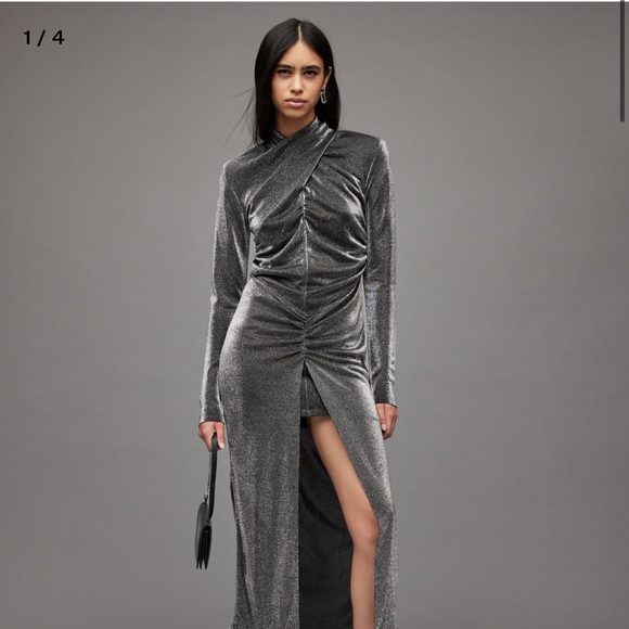 All Saints Dresses & Skirts - AllSaints Ayla Metallic Dress NWOT